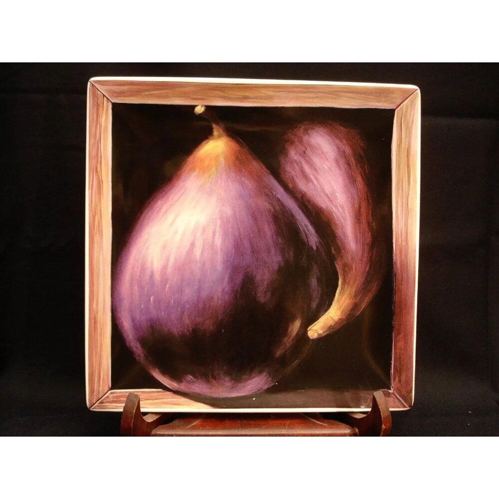 Fruit Gallery / Jay Mercado- Certified Int Corp DINNER PLATE 11.5" Square FIG
